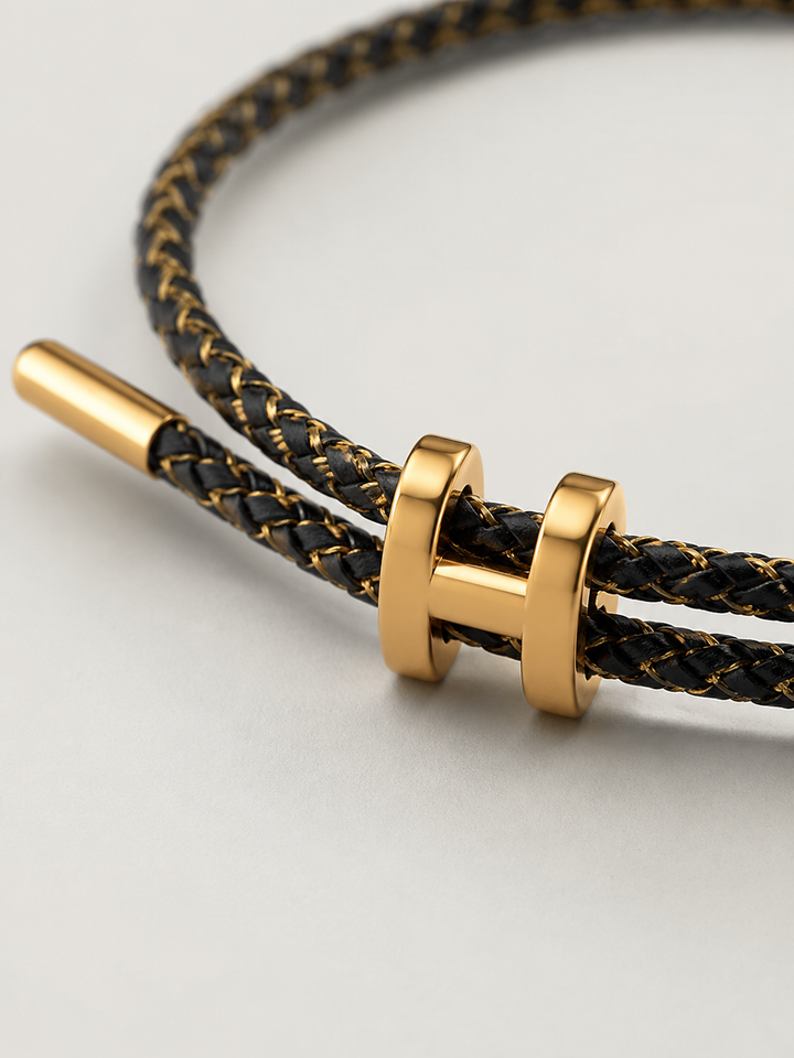 Bracelet Aurea Or/Noir