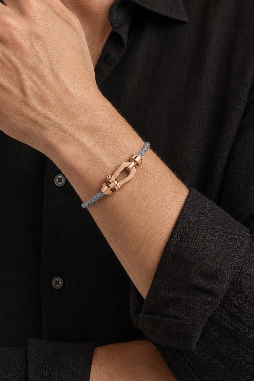 Bracelet Aurelio Gris / Or Rose