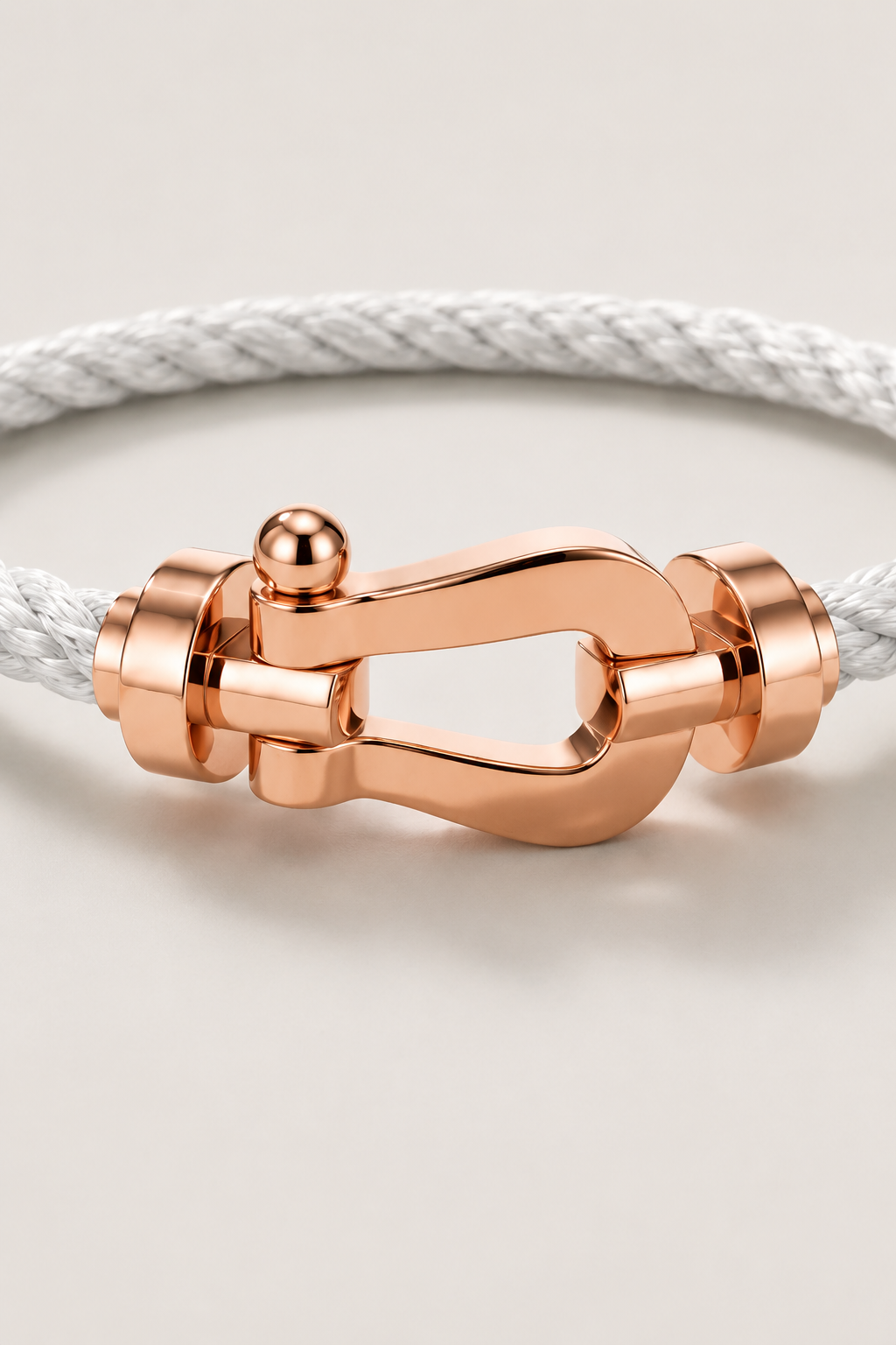Bracelet Aurelio Blanc / Or rose