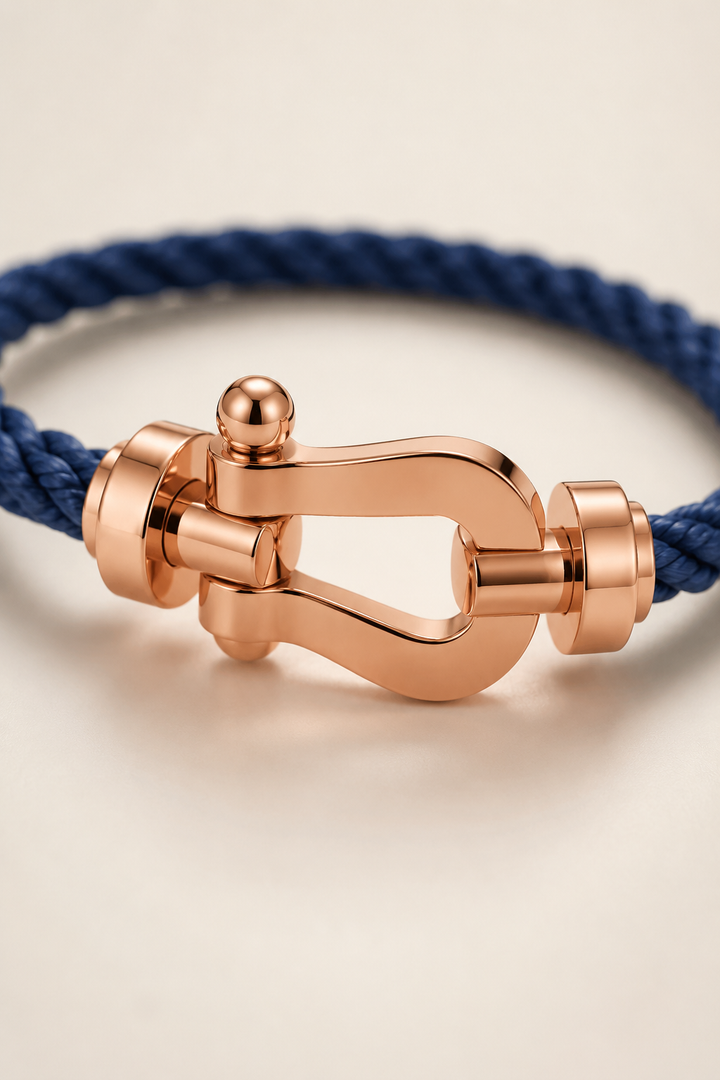 Bracelet Aurelio Marine / Or Rose