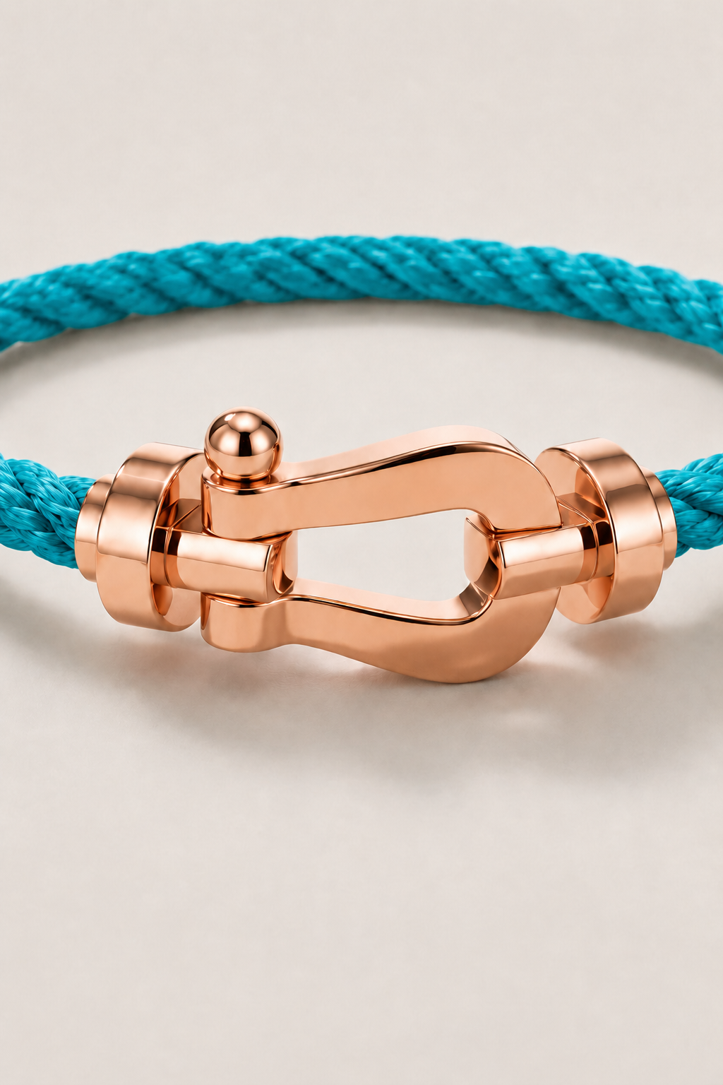 Bracelet Aurelio Bleu Clair / Or Rose