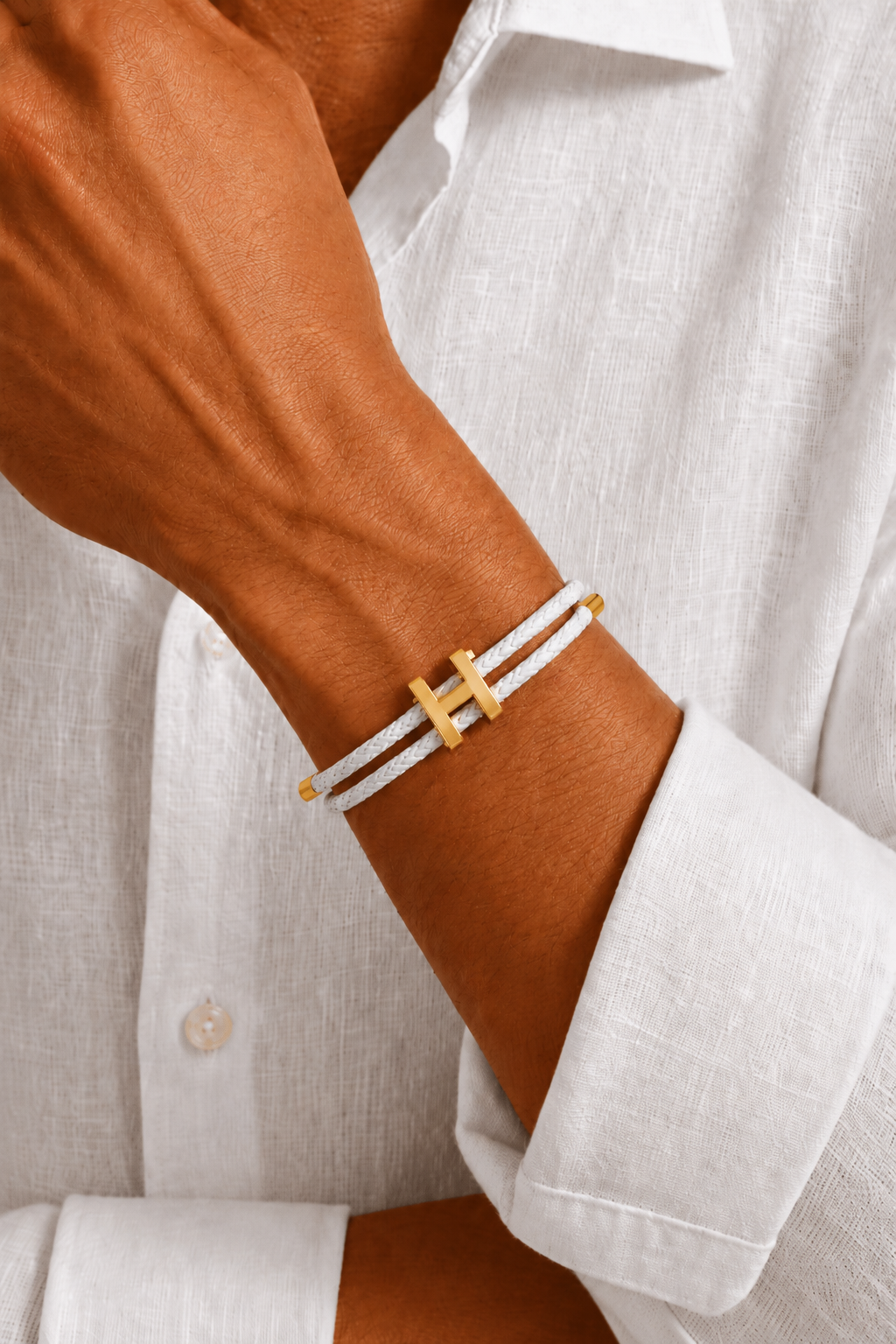 Bracelet Aurea Blanc/Or