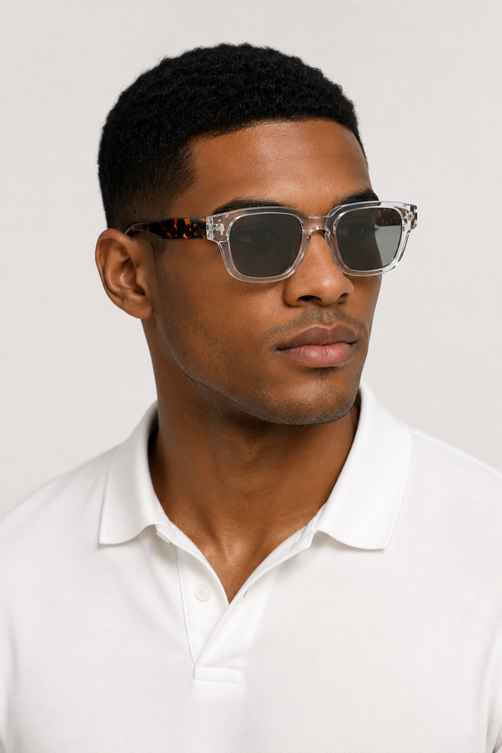 Léopard Transparent Cobalt Lucent