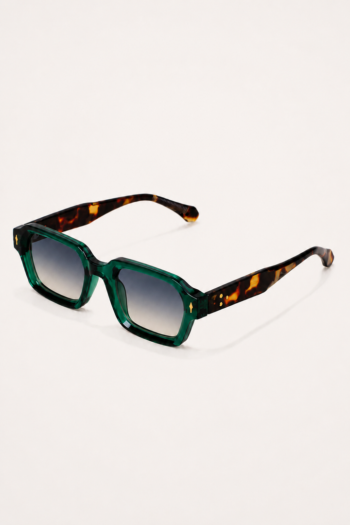 Cobalt Lucent Léopard Vert
