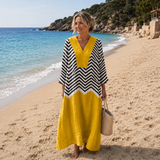 Robe d’Été Imprimée Flatteuse