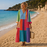 Robe d’Été Imprimée Flatteuse