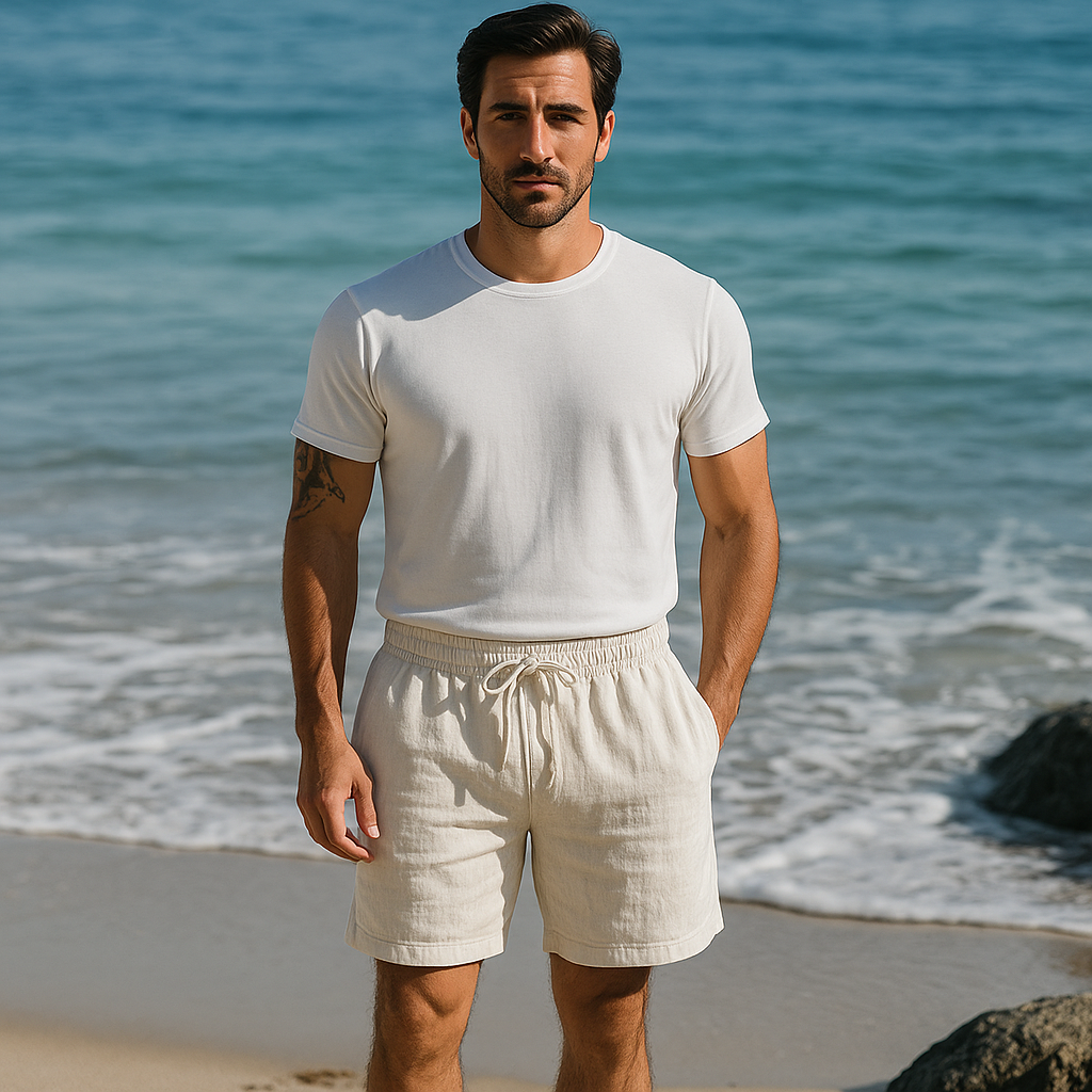Les Shorts en Coton Seabourne – Shorts Légers pour Hommes