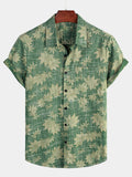 Chemise hawaïenne décontractée à poche pour hommes