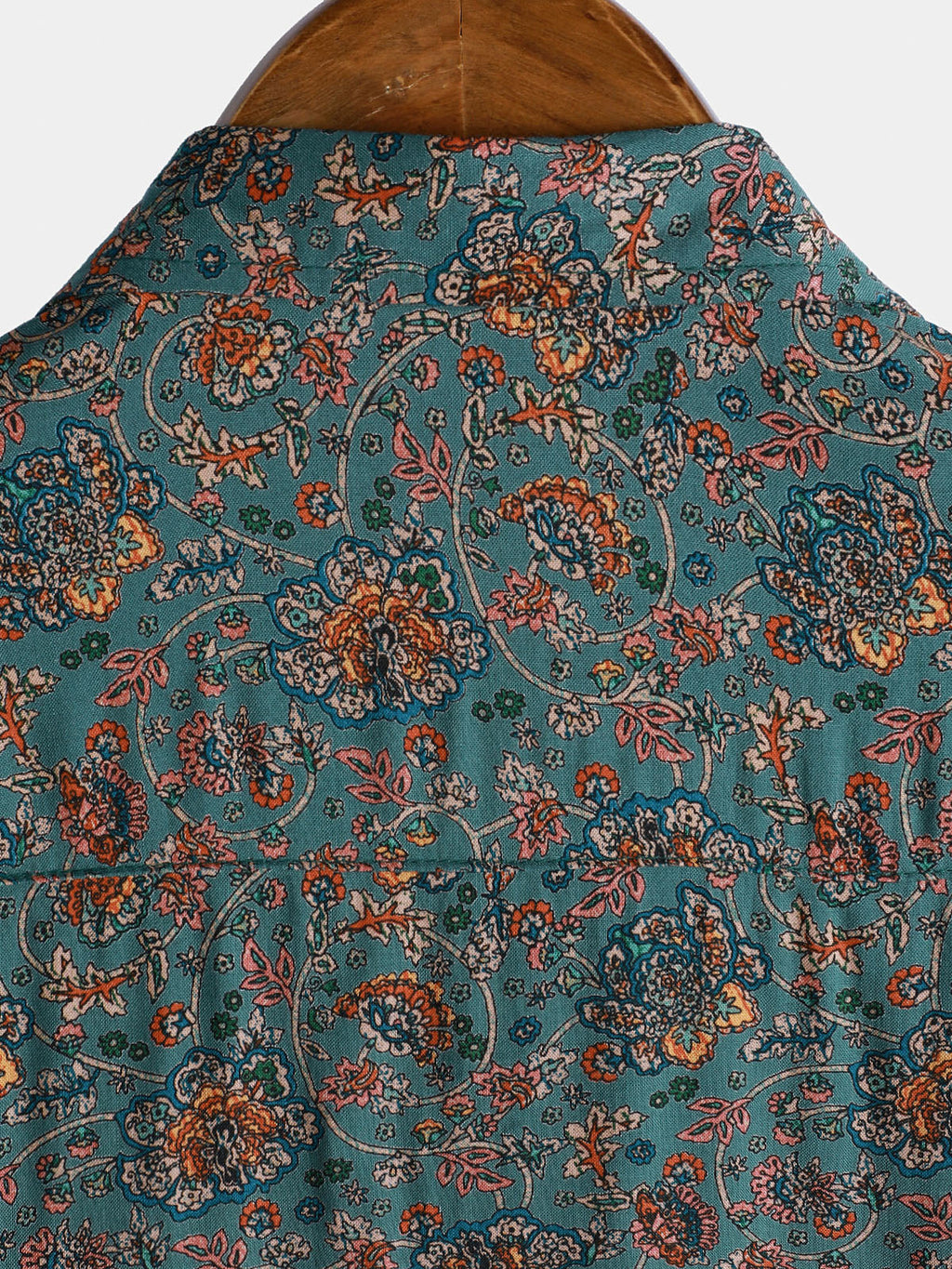 Chemise à manches courtes pour homme, motif cachemire vintage, style rétro années 70