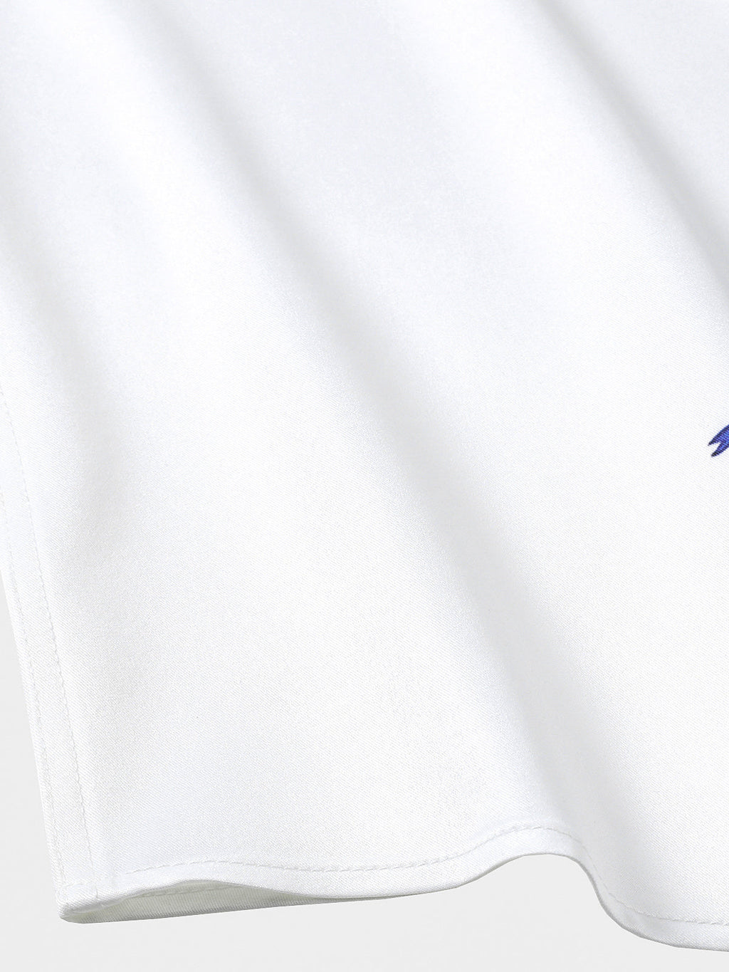 Chemise Hawaïenne Bleue à Imprimé Floral pour Homme été vacances à manches courtes