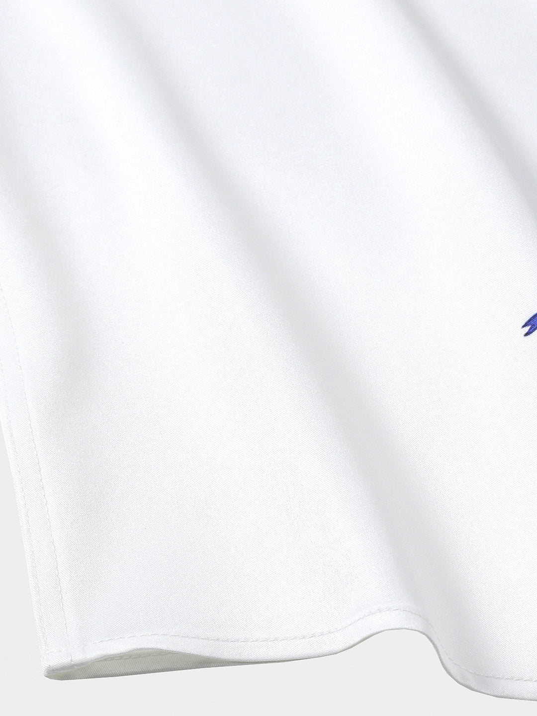 Chemise Hawaïenne Bleue à Imprimé Floral pour Homme été vacances à manches courtes