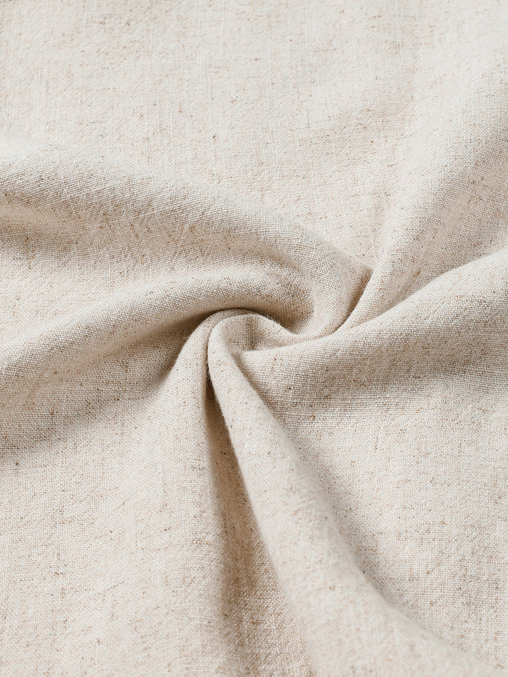 Chemise Homme Confort Sport Unie Beige à Manches Courtes