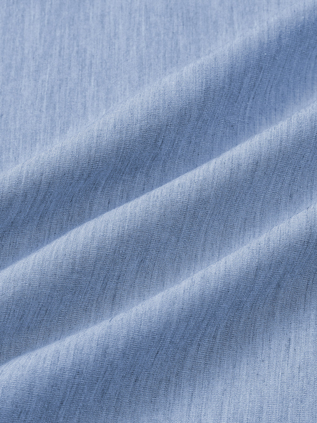 Chemise Homme Confort Sport Unie Bleu à Manches Courtes