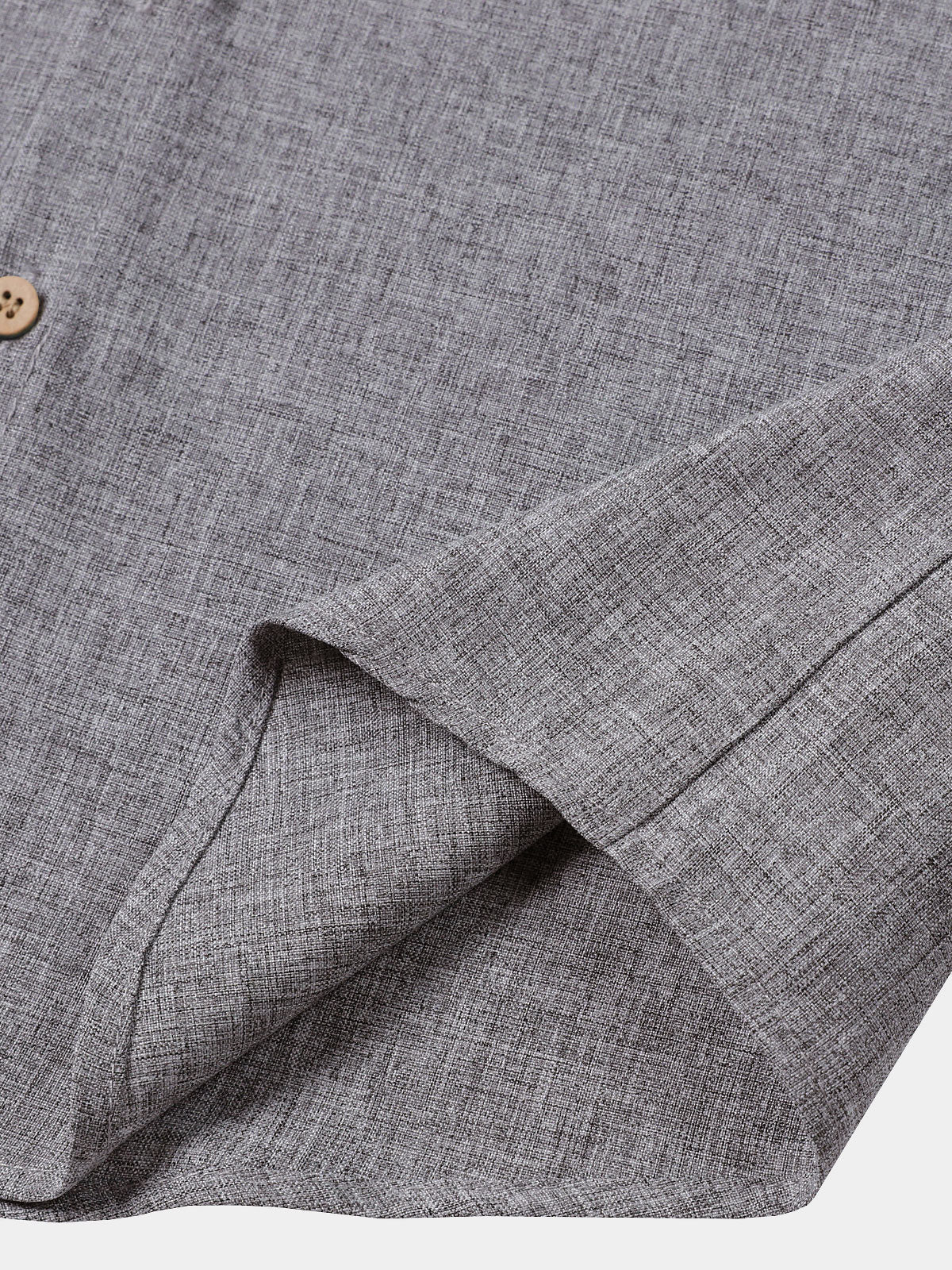 Chemise Homme Unie Boutonnée Décontractée Manches Courtes