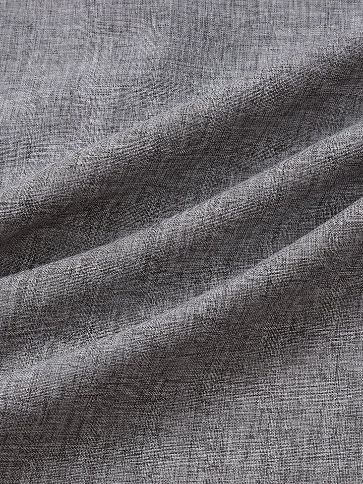 Chemise Homme Unie Boutonnée Décontractée Manches Courtes