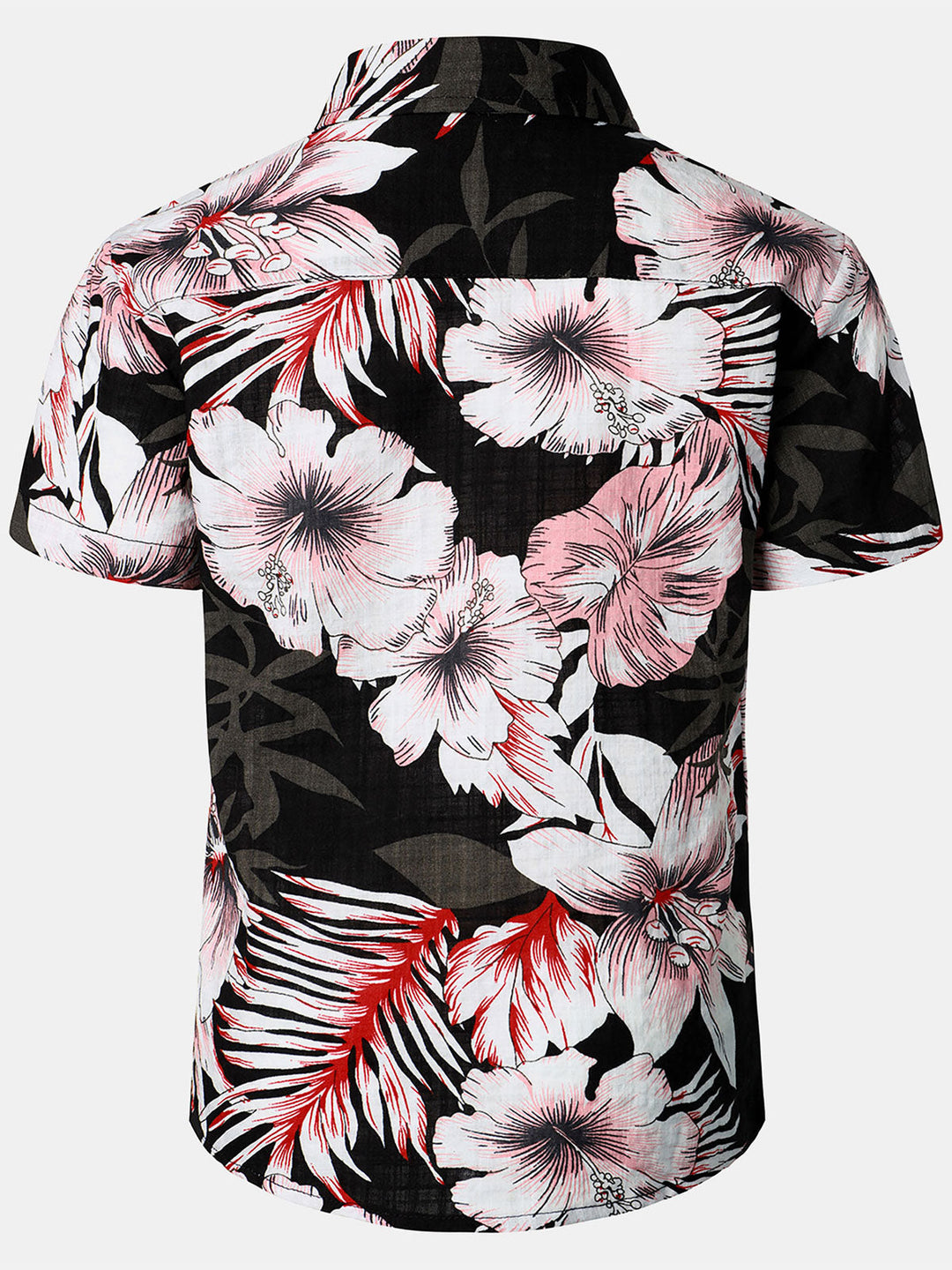 Chemise à manches courtes pour enfants, imprimé floral, tropical, Aloha, vacances, été, plage