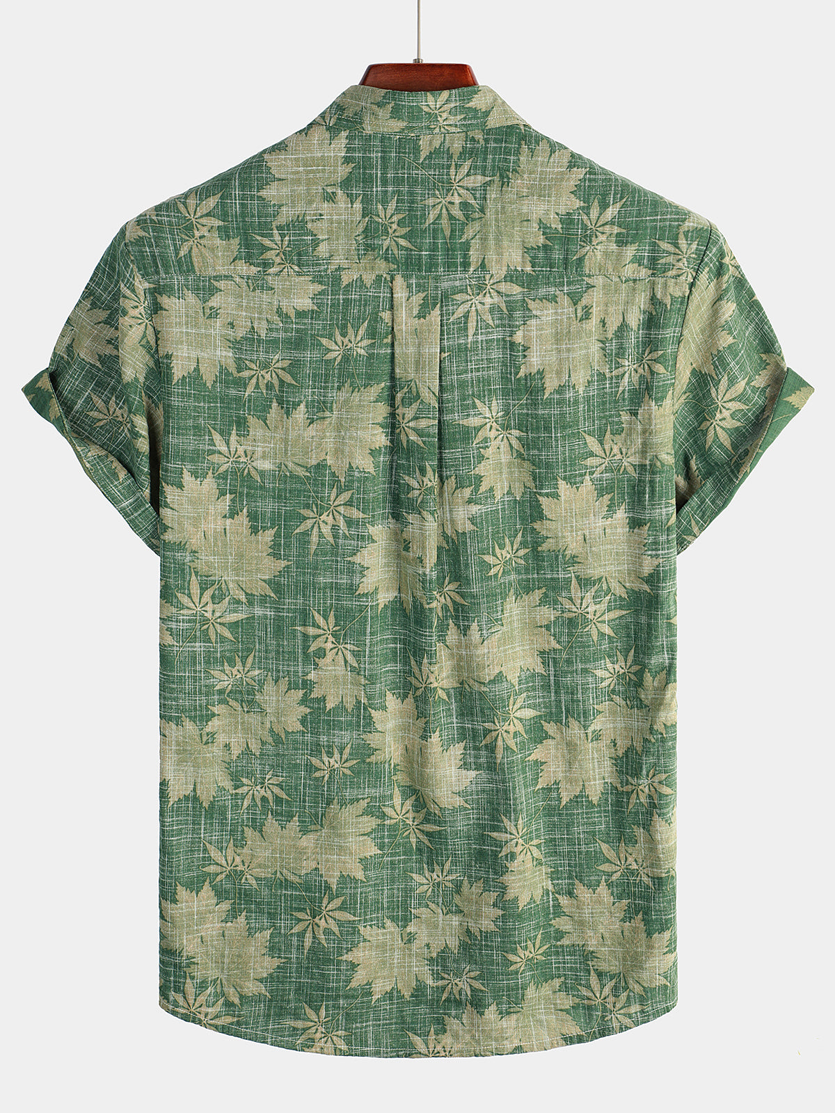 Chemise Hawaïenne Décontractée Rétro pour Homme avec Poche
