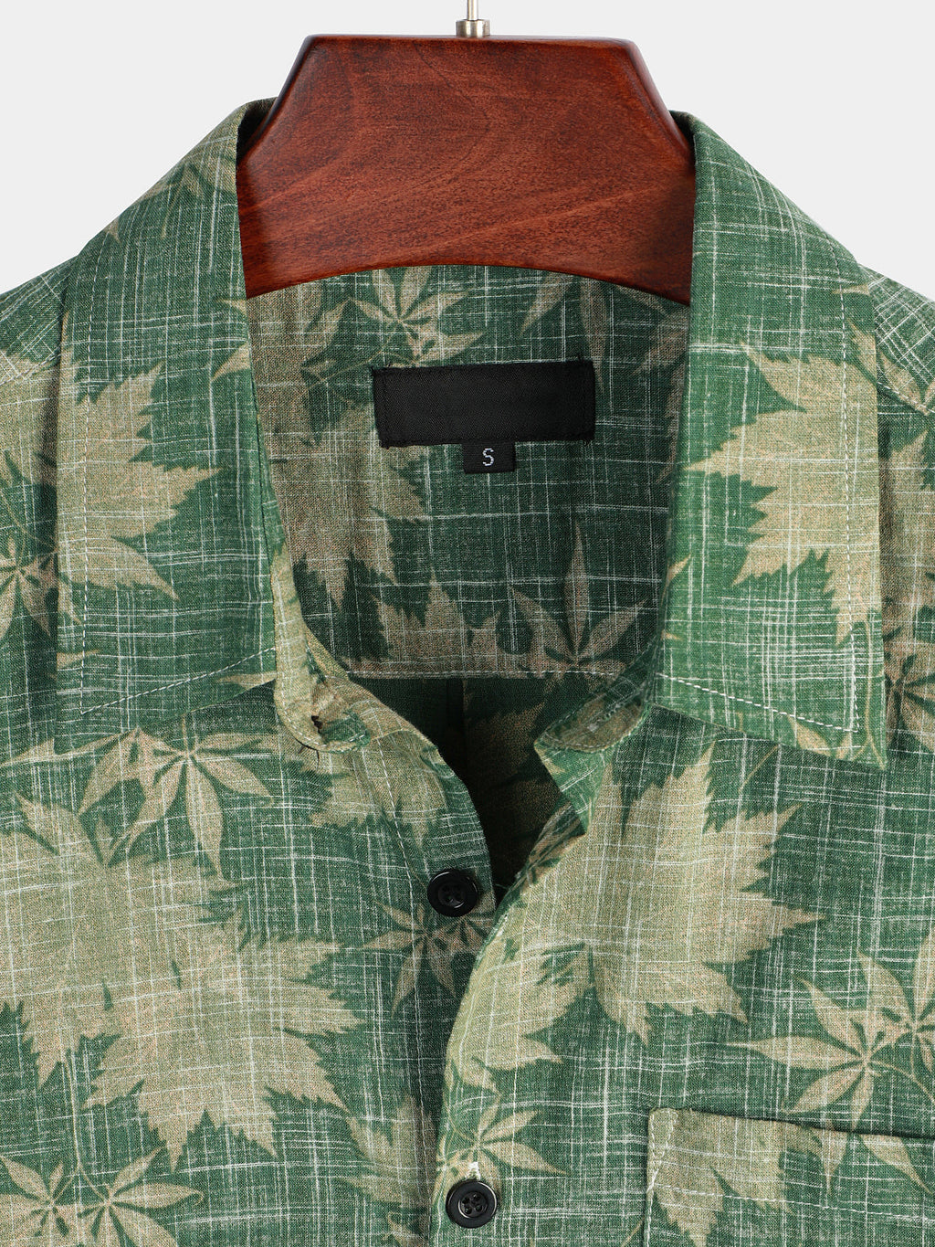 Chemise Hawaïenne Décontractée Rétro pour Homme avec Poche