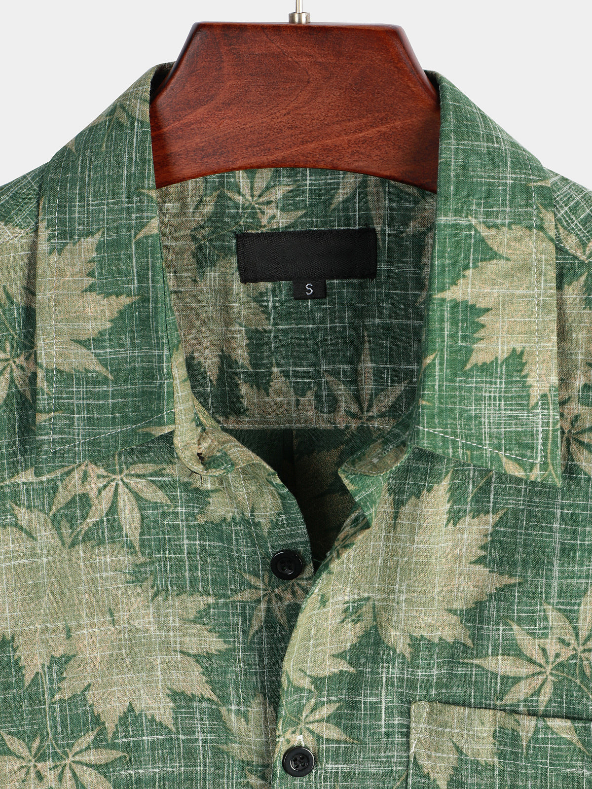 Chemise Hawaïenne Décontractée Rétro pour Homme avec Poche