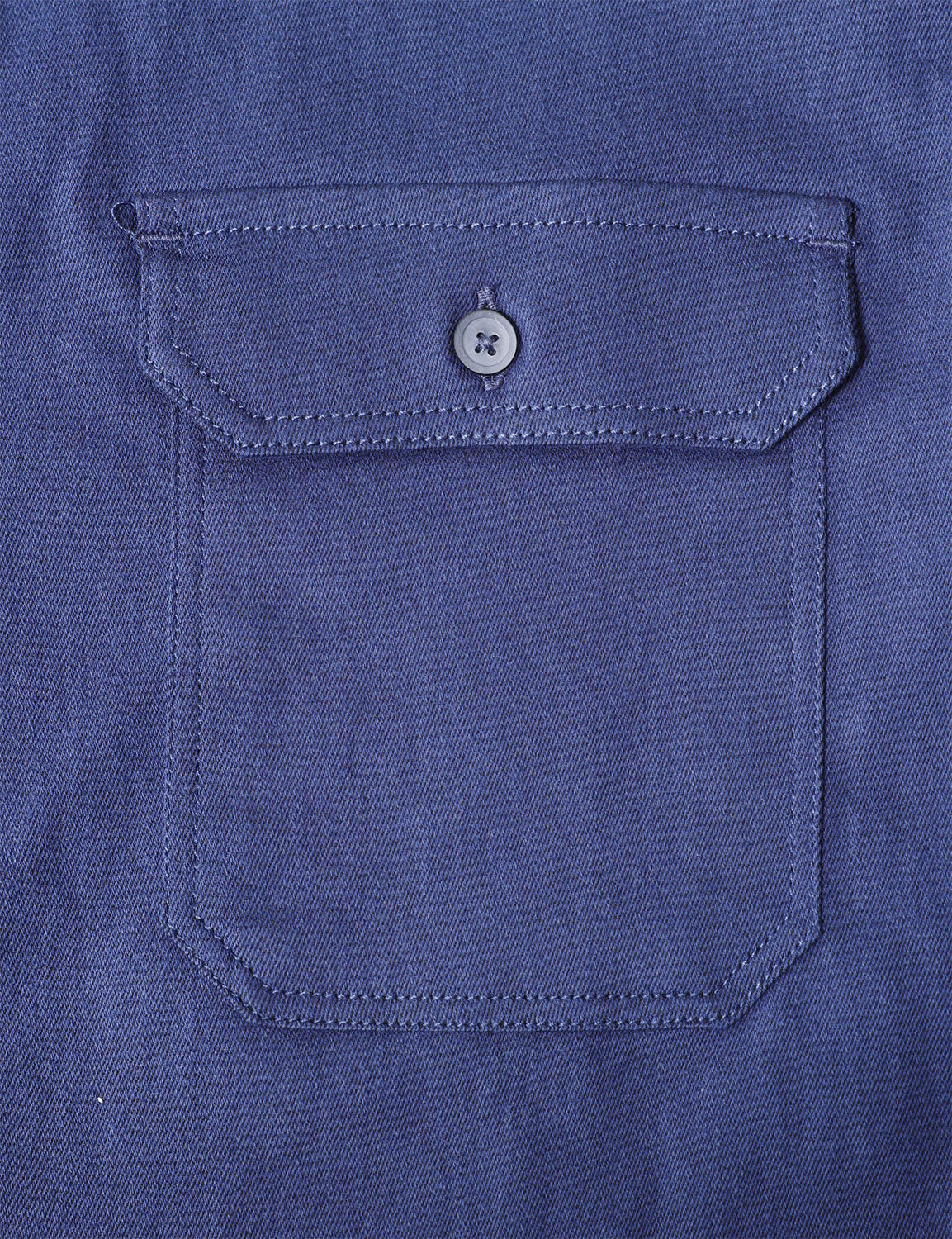 Chemise boutonnée à manches longues en jean pour homme