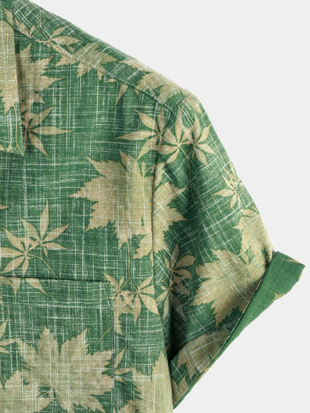 Chemise hawaïenne décontractée à poche pour hommes