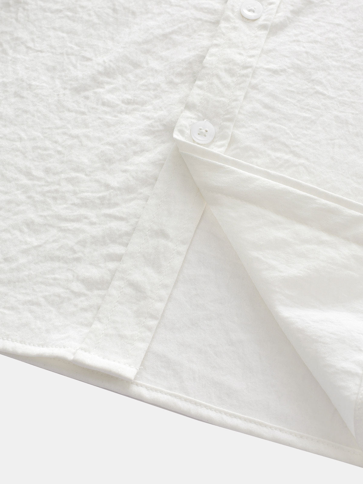 Chemise boutonnée décontractée à poches solides pour homme