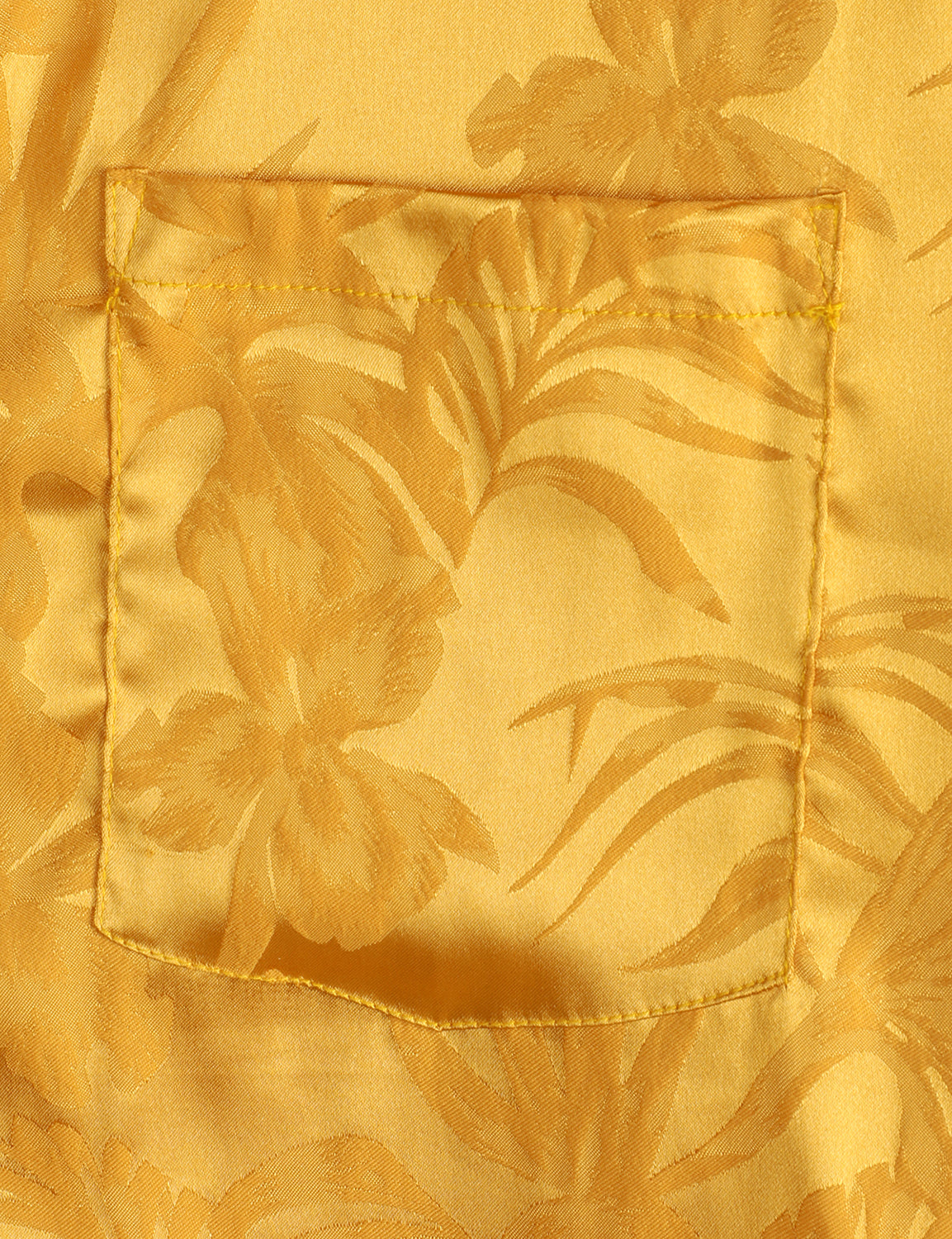 Chemise de Plage Florale à Manches Courtes avec Boutons pour Homme, Jacquard d'Été