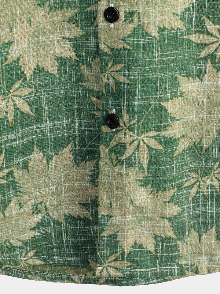Chemise hawaïenne décontractée à poche pour hommes