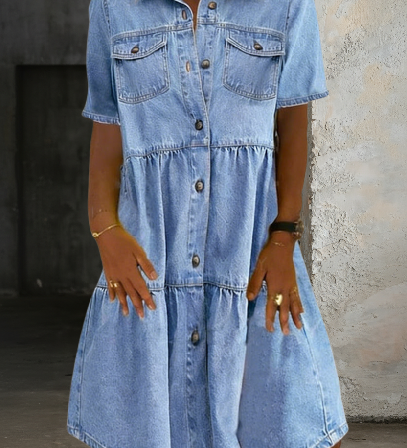Sofía | Robe en jean décontractée élégante