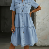 Sofía | Robe en jean décontractée élégante