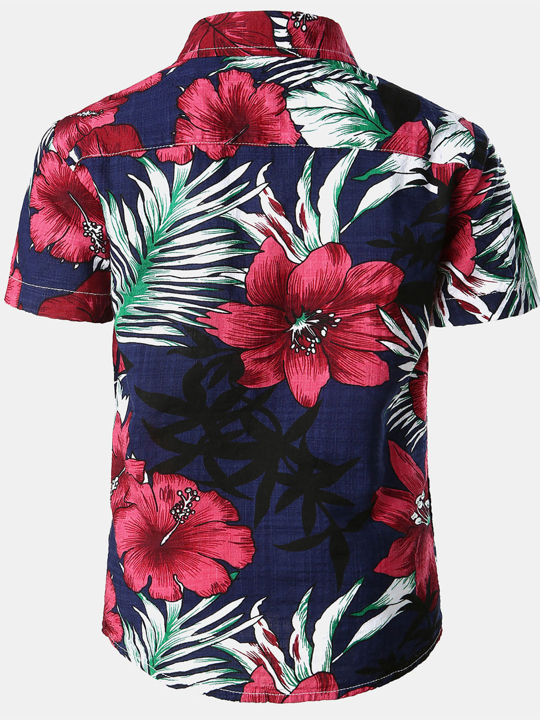 Chemise à manches courtes pour enfants, imprimé floral hawaïen, tropical, Aloha, vacances, été, plage