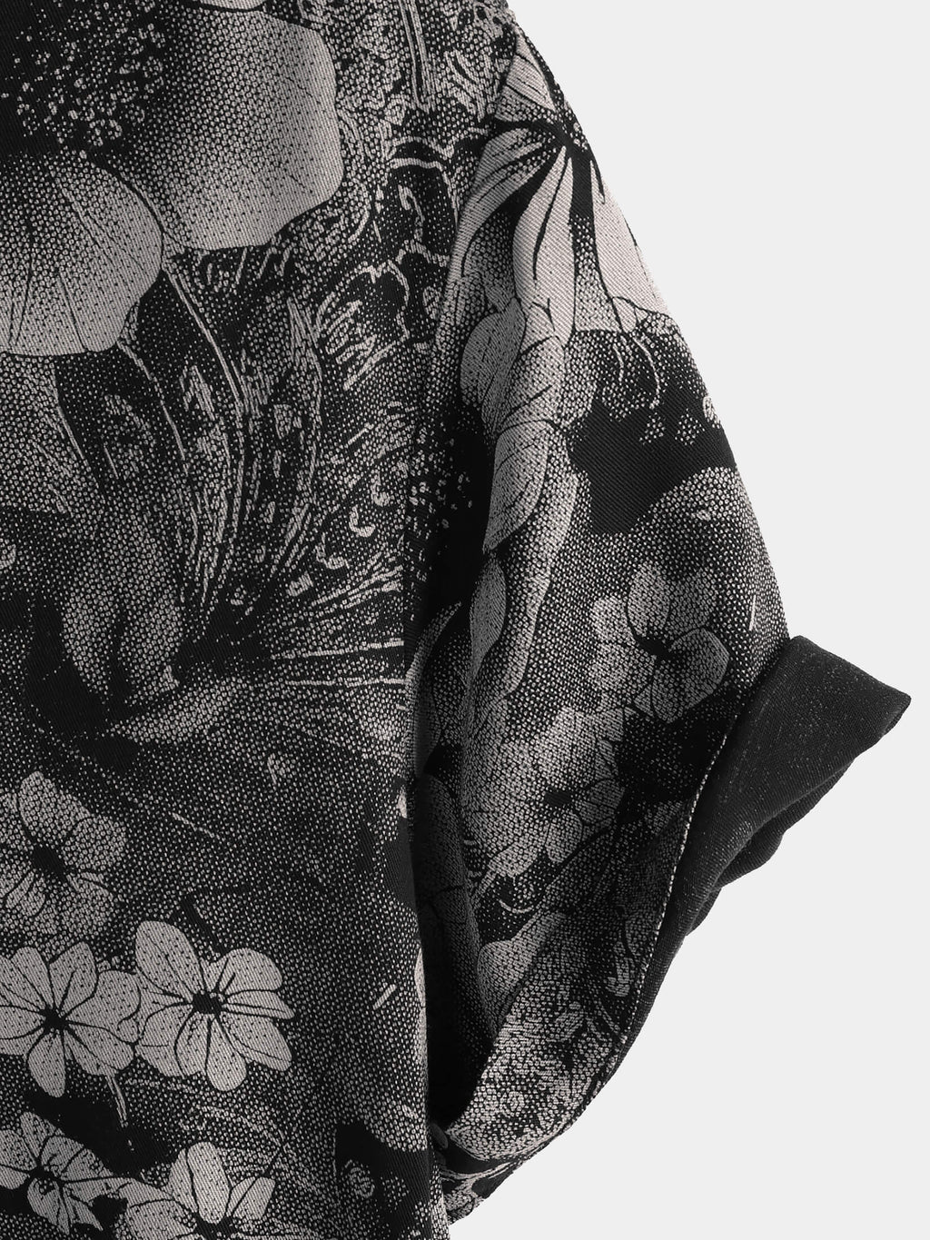 Chemise hawaïenne à manches courtes et boutons pour homme, style vintage, motif floral, pour les vacances d'été