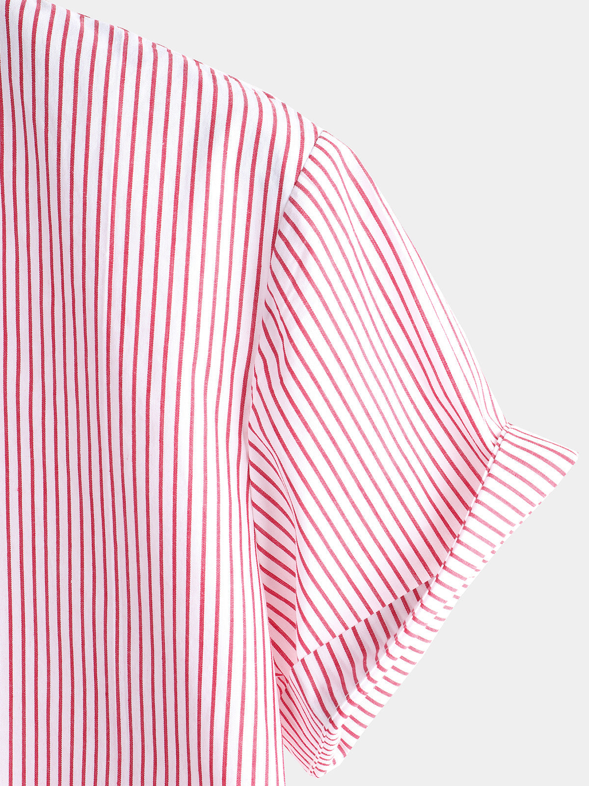 Chemise à Manches Courtes avec Col Haut pour Homme
