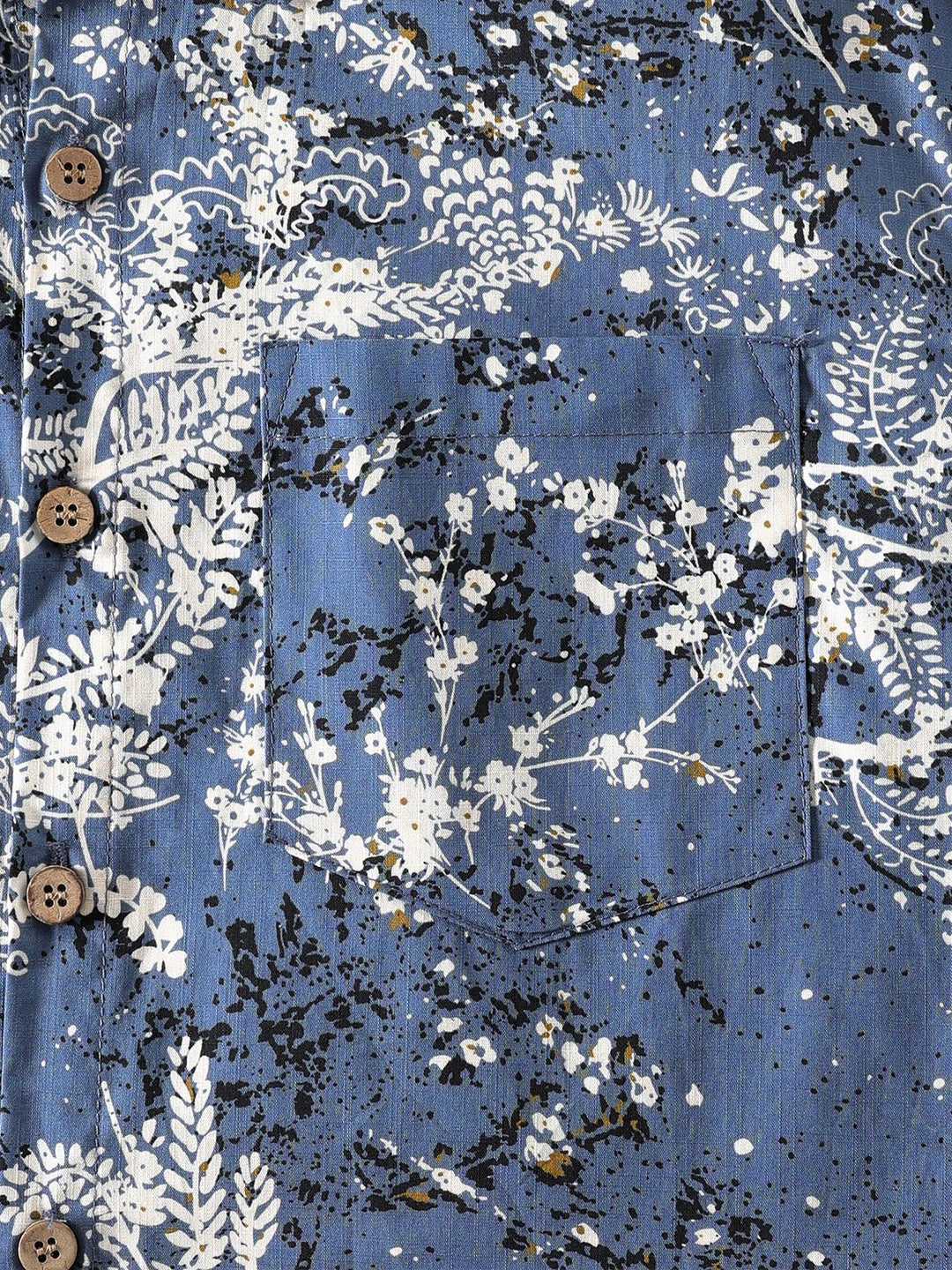 Chemise Homme Florale Artistique Manches Courtes