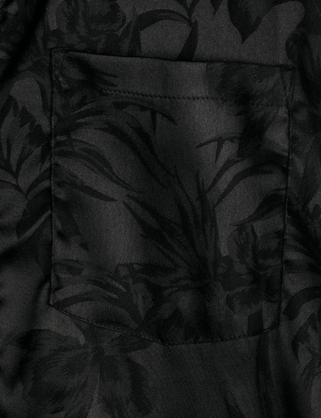 Chemise de Plage Florale à Manches Courtes avec Boutons pour Homme, Jacquard d'Été