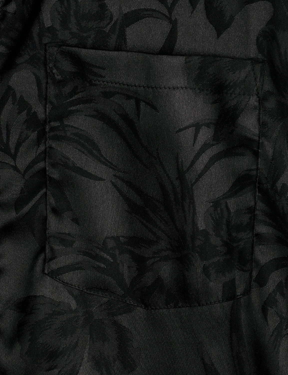Chemise de Plage Florale à Manches Courtes avec Boutons pour Homme, Jacquard d'Été