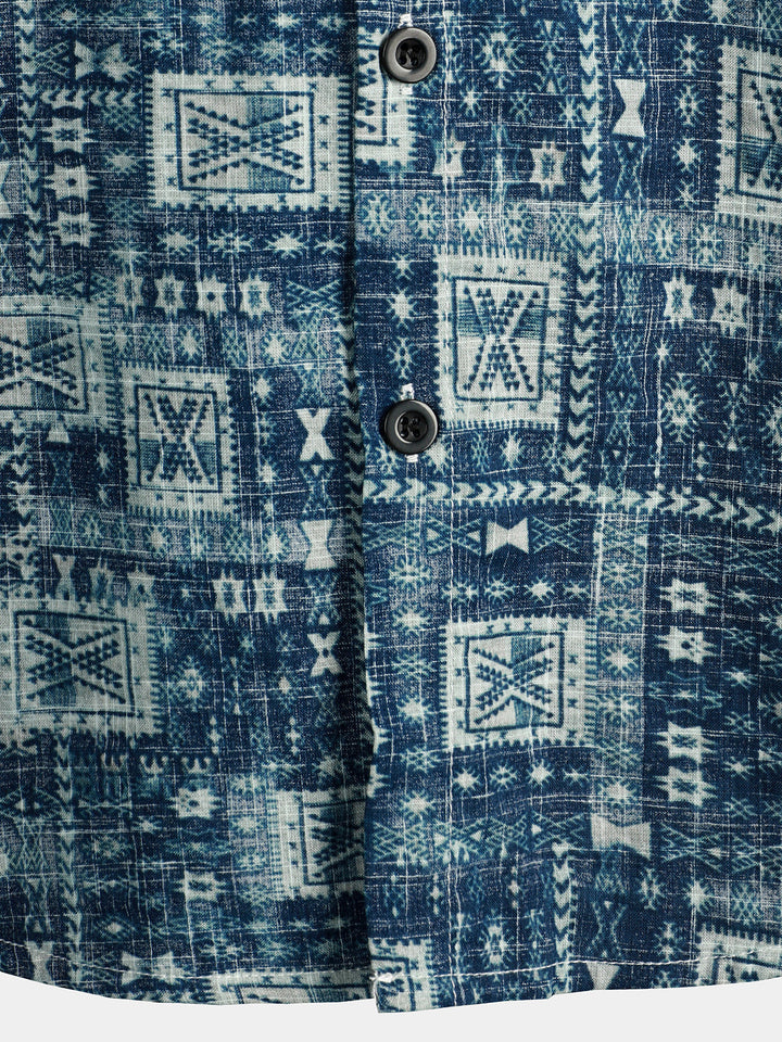 Chemise hawaïenne décontractée à poche pour hommes