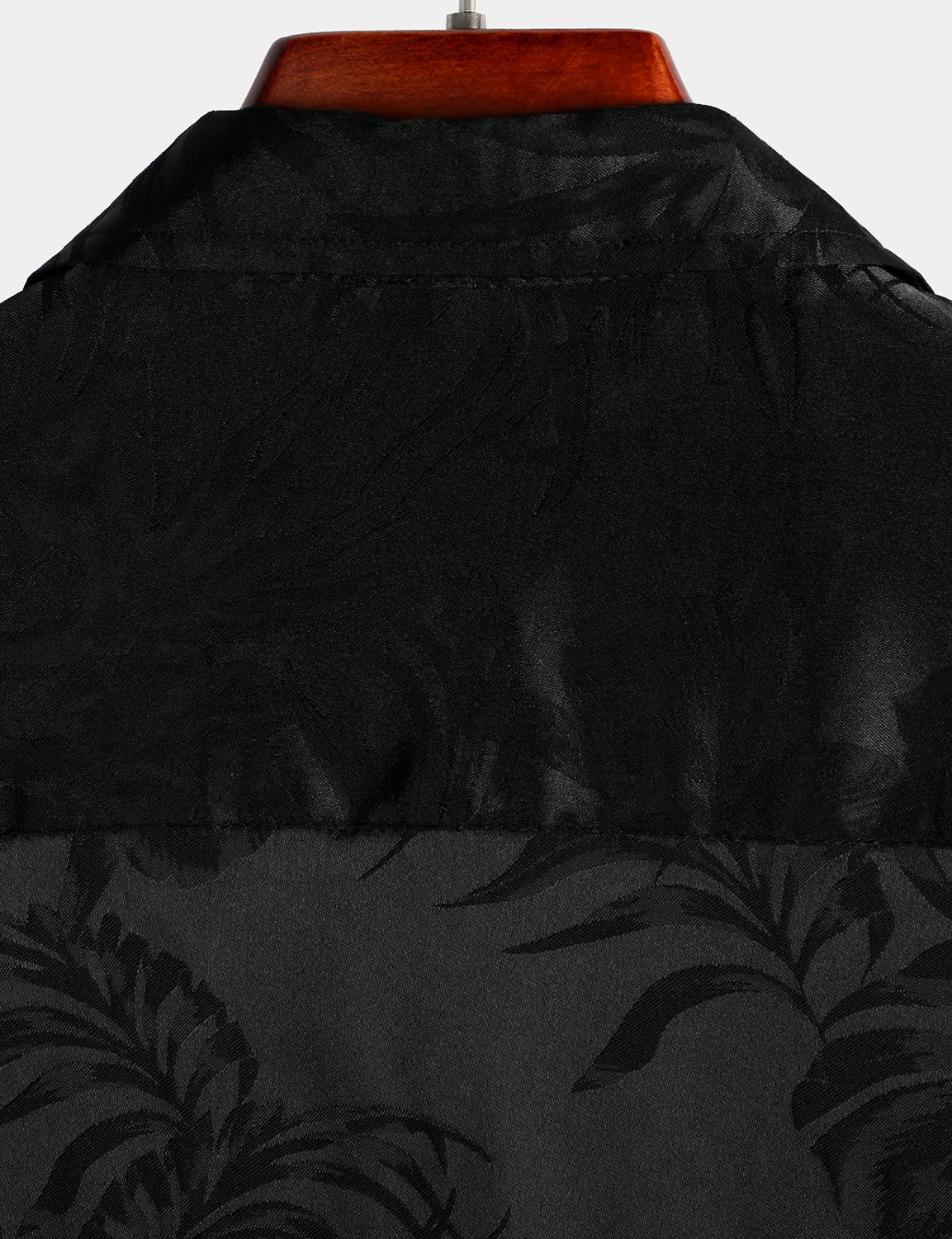 Chemise de Plage Florale à Manches Courtes avec Boutons pour Homme, Jacquard d'Été