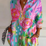 Selina | Blouse à imprimé coloré