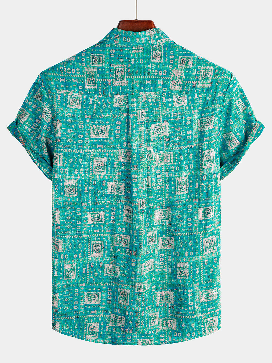 Chemise hawaïenne décontractée à poche pour hommes