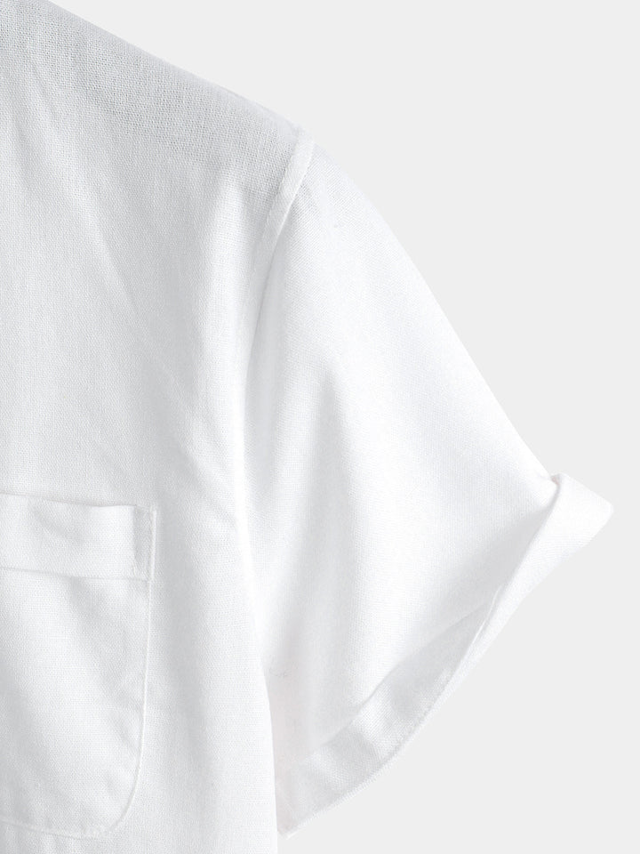 Chemise de vacances décontractée à manches courtes pour hommes