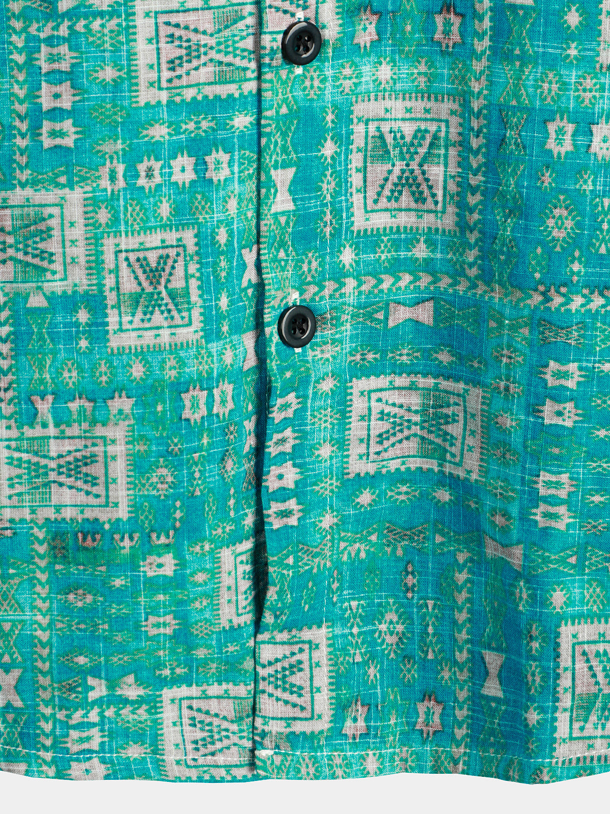 Chemise à Manches Courtes Rétro Casual pour Homme