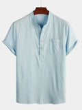 Chemise de vacances décontractée à manches courtes pour hommes