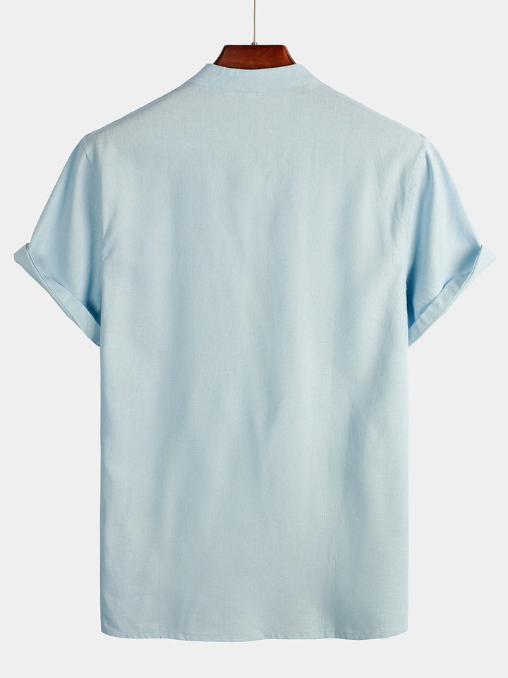 Chemise de vacances décontractée à manches courtes pour hommes