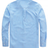 Chemise boutonnée à manches longues et poches décontractées pour homme