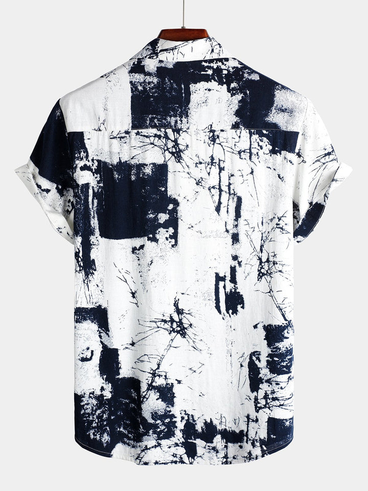 Chemise décontractée à manches courtes pour hommes