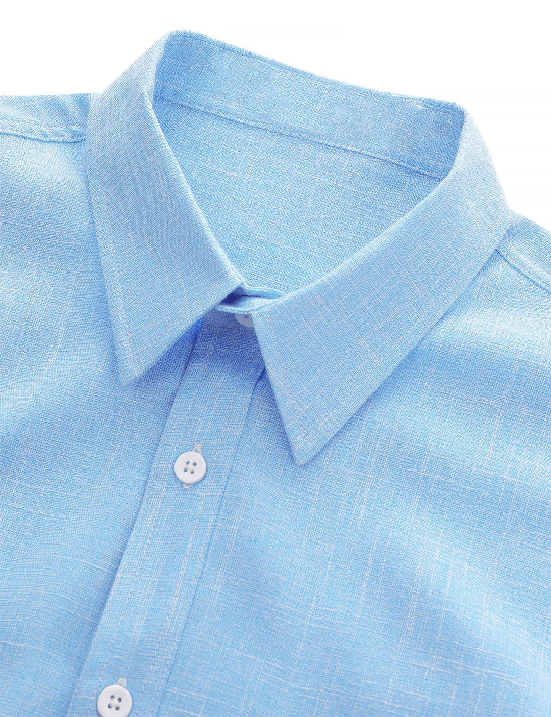 Chemise boutonnée à manches longues et poches décontractées pour homme