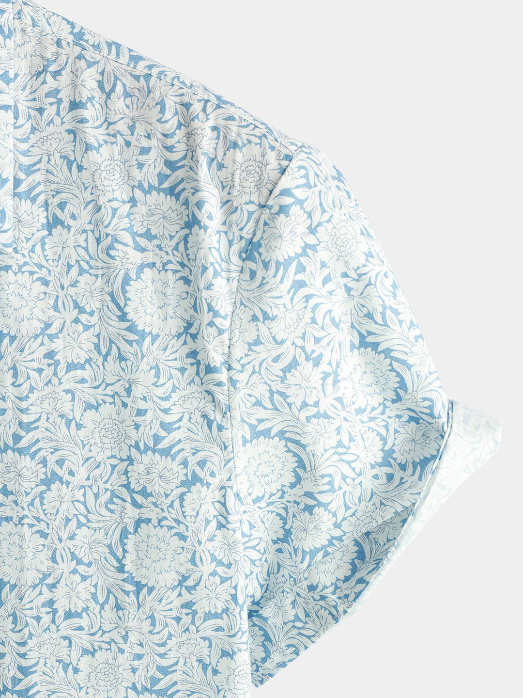 Chemise en coton à imprimé floral pour homme
