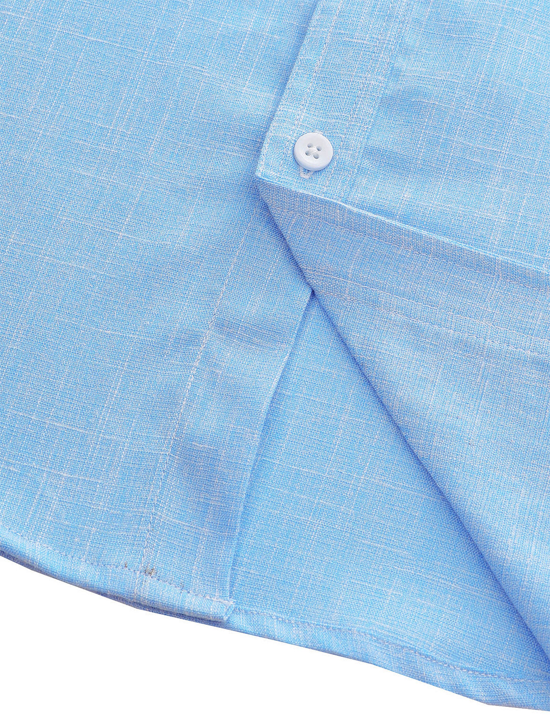 Chemise boutonnée à manches longues et poches décontractées pour homme