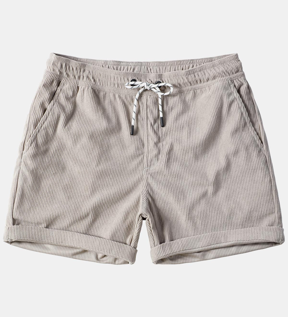 Short en velours côtelé pour homme avec ceinture ajustable